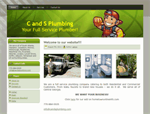 Tablet Screenshot of candsplumbing.com